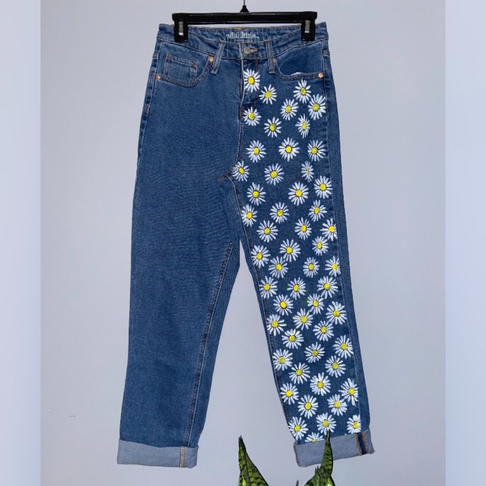 Hand Painted Jeans